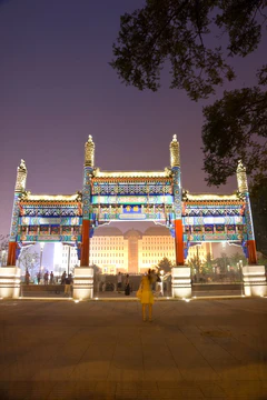 北京西单商业街商场图片