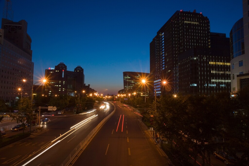 北京朝阳门外大街图片