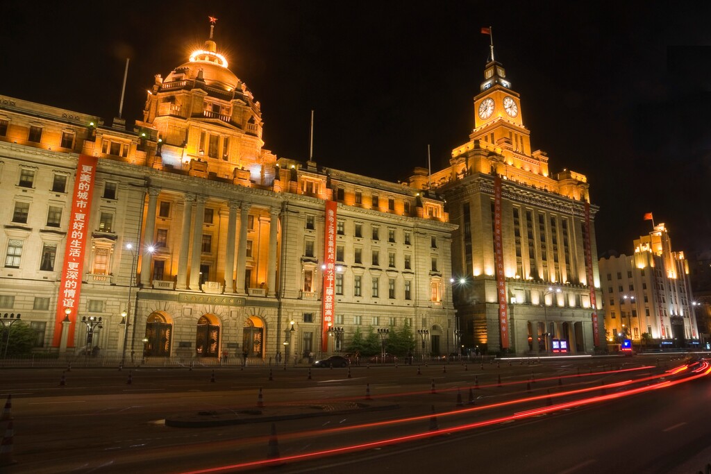 上海外滩夜景图片