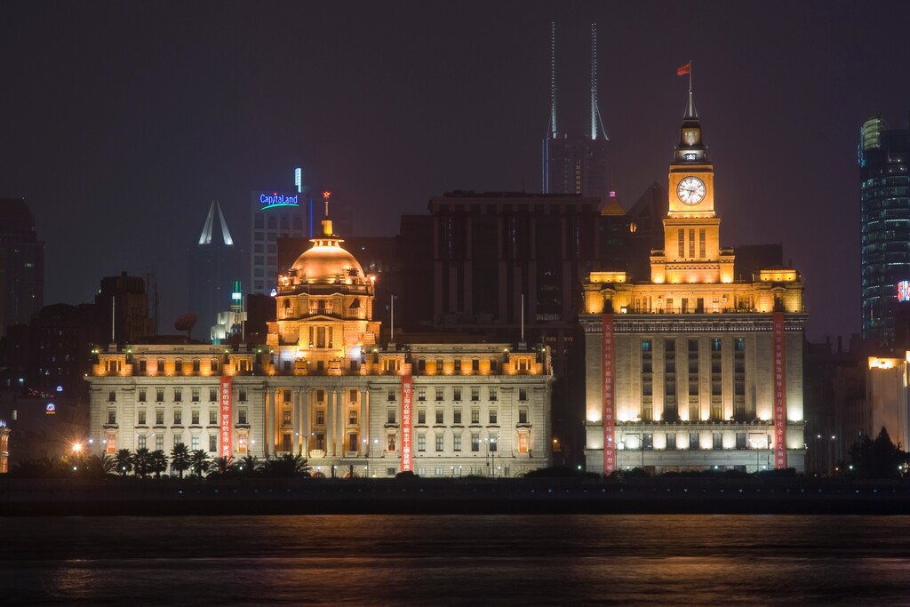 上海外滩夜景图片