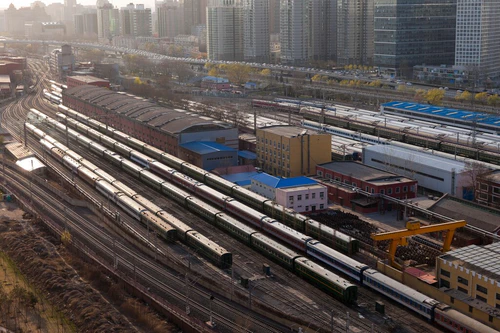 北京CBD,铁路图片