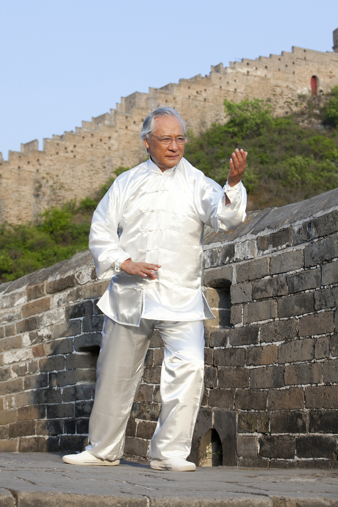 一家人游长城