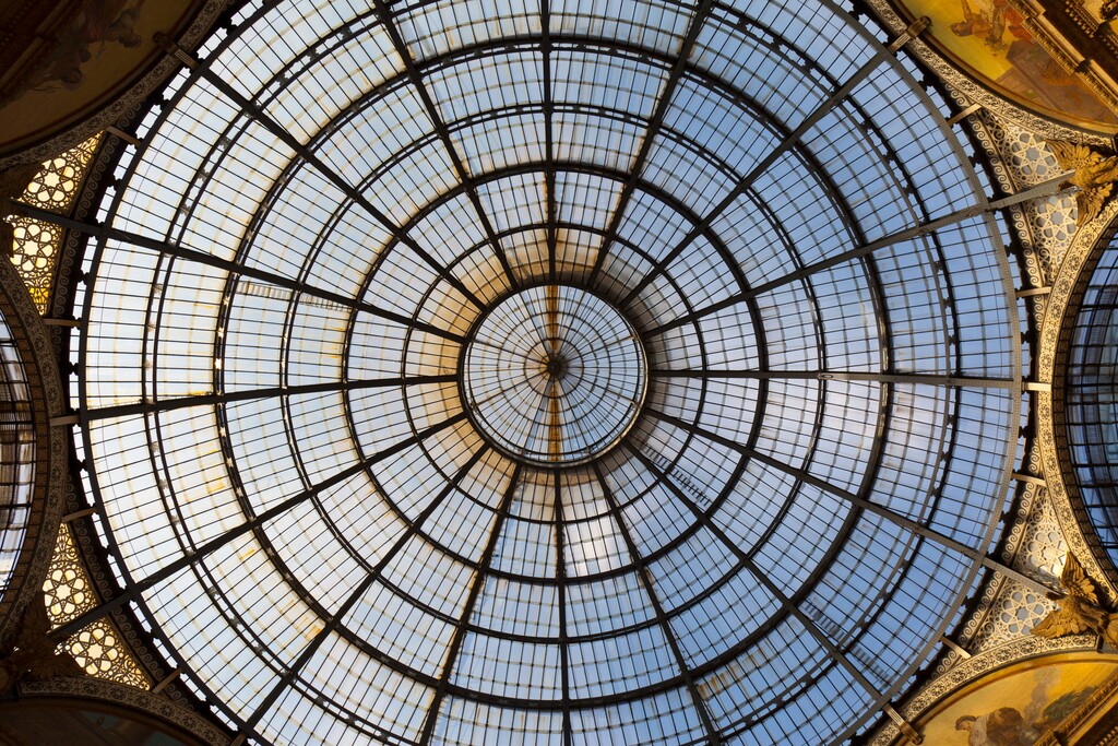 意大利米兰维多利亚二世拱廊(Galleria Vittorio Emanuele II)图片