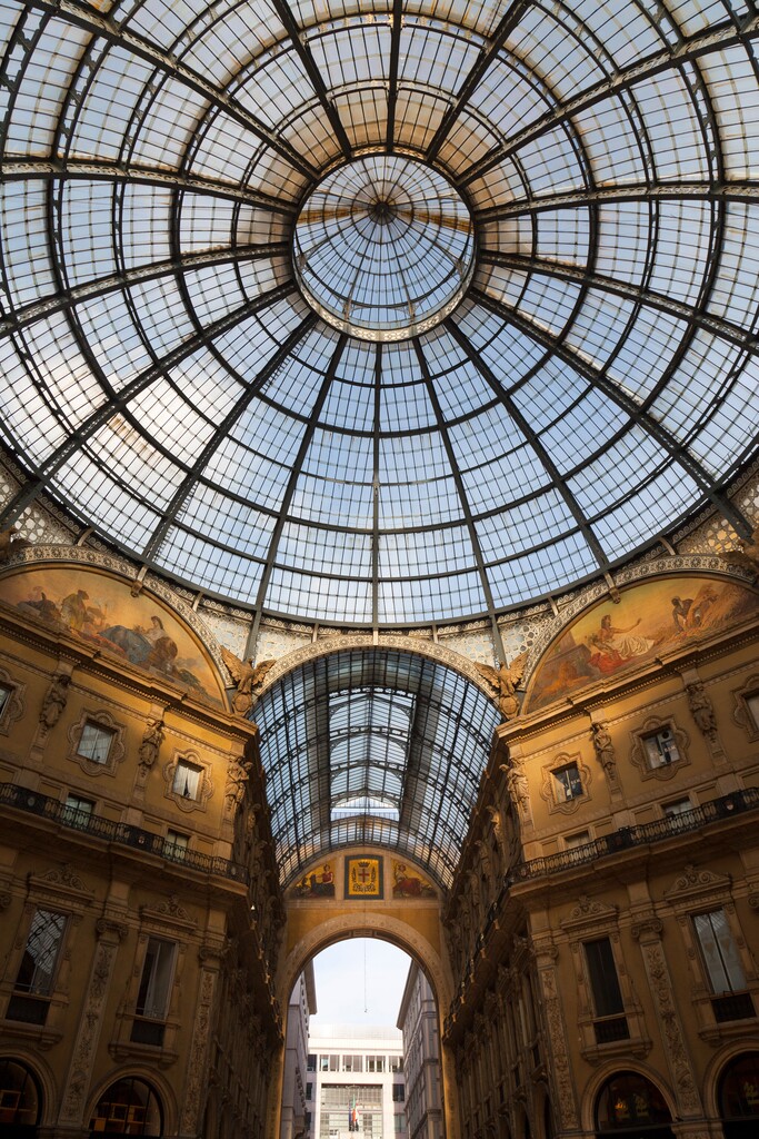 意大利米兰维多利亚二世拱廊(Galleria Vittorio Emanuele II)图片