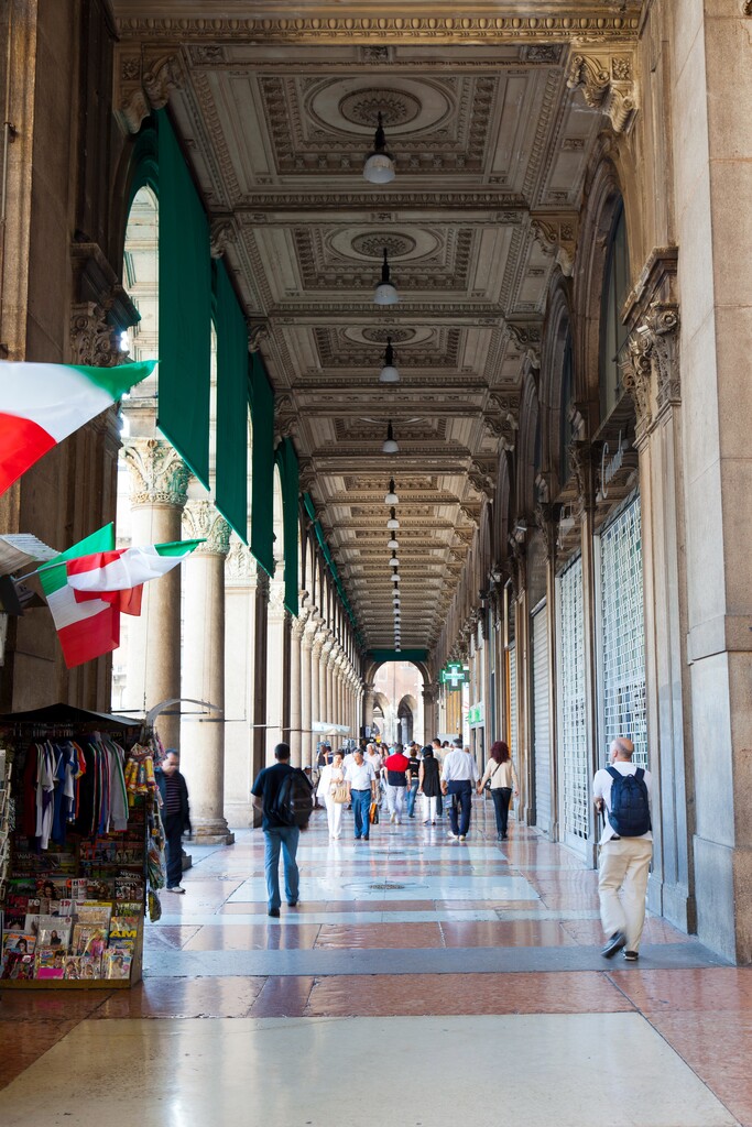 意大利米兰维多利亚二世拱廊(Galleria Vittorio Emanuele II)图片