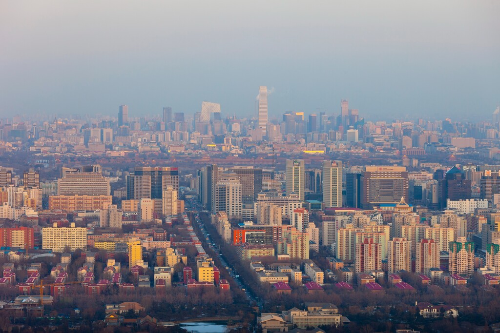 北京鸟瞰图片