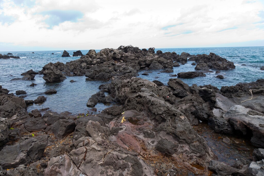 韩国济州岛海边图片