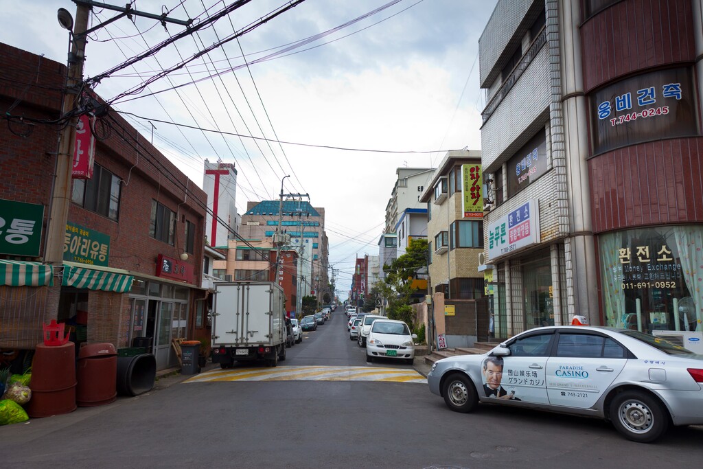 韩国济州岛街道图片