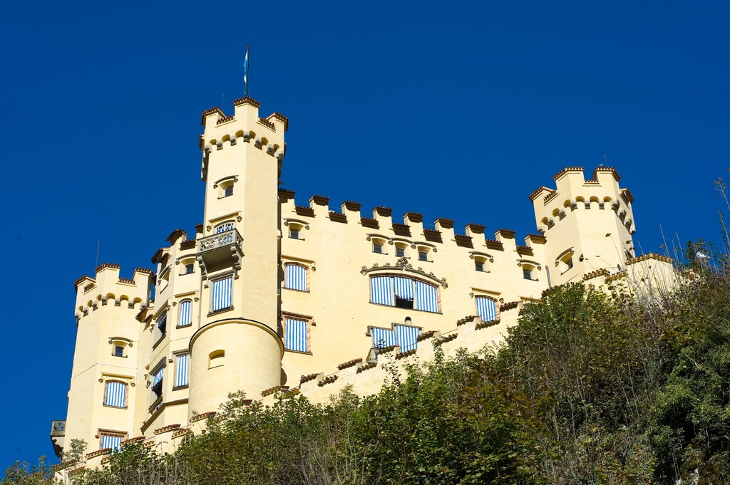 德国南部菲森(Fussen)旧天鹅堡(Schloss  Hohenschwangau)图片