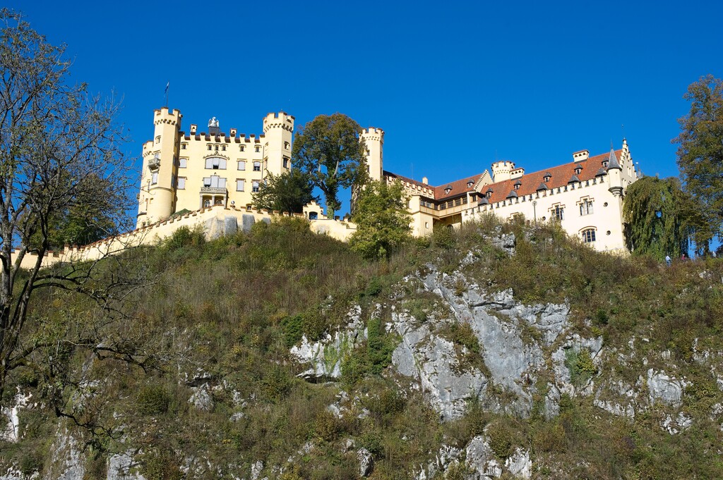 德国南部菲森(Fussen)旧天鹅堡(Schloss  Hohenschwangau)