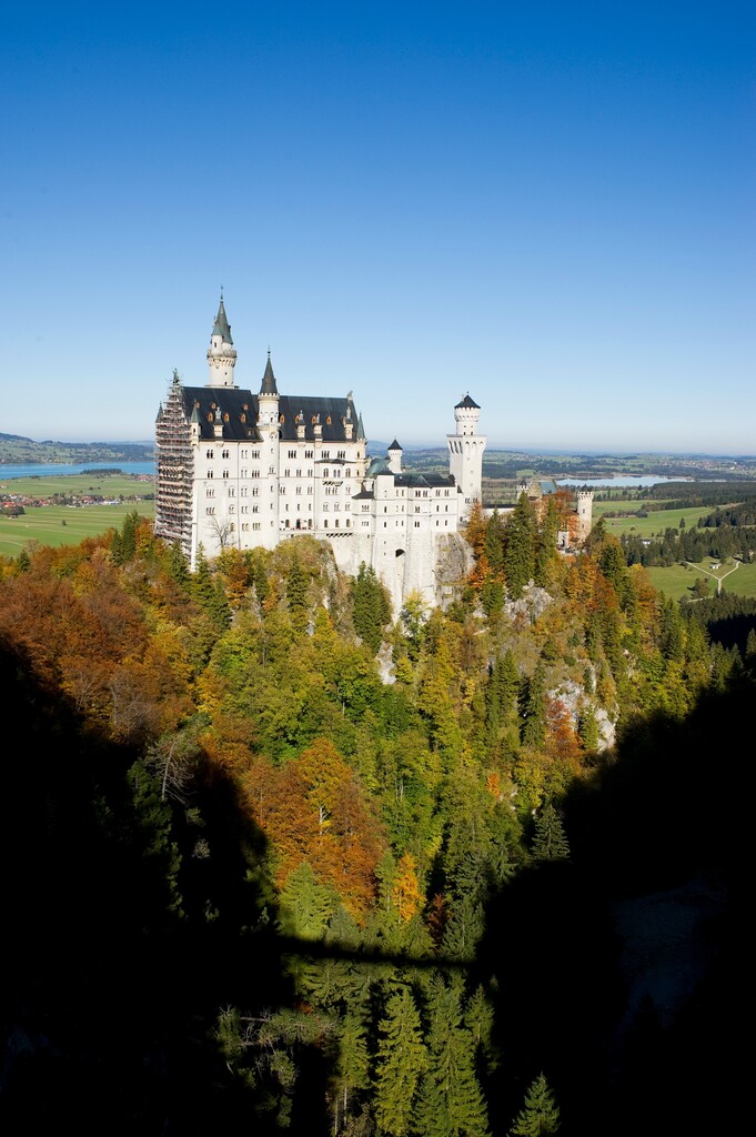 德国南部菲森(Fussen)旧天鹅堡(Schloss  Hohenschwangau)