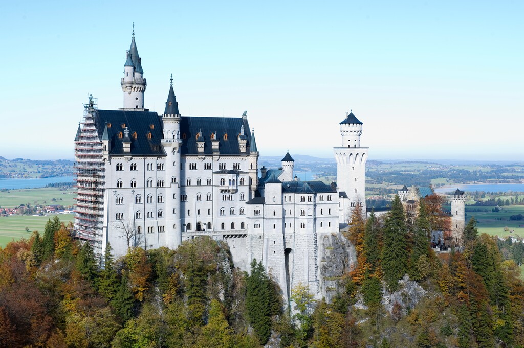 德国南部菲森(Fussen)旧天鹅堡(Schloss  Hohenschwangau)图片