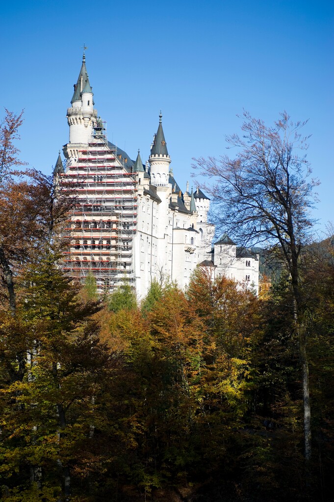 德国南部菲森(Fussen)旧天鹅堡(Schloss  Hohenschwangau)