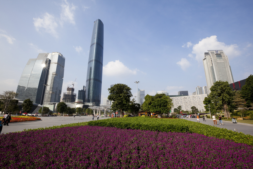 广州花城广场图片