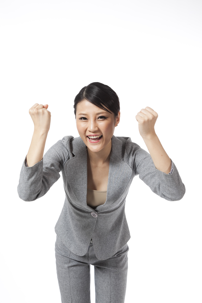 棚拍年轻商务女士