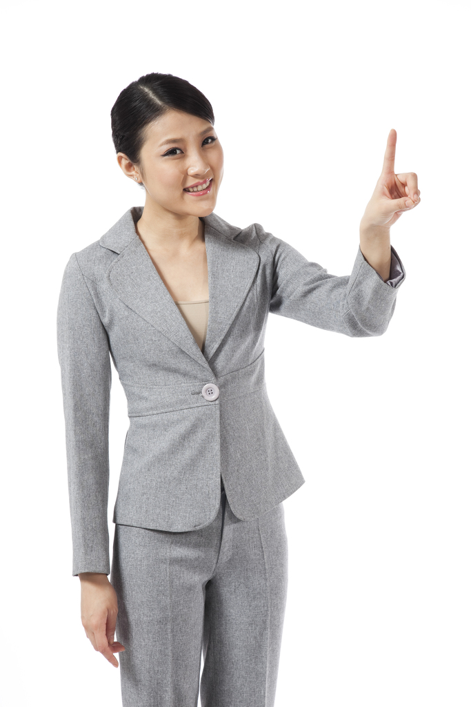 棚拍年轻商务女士