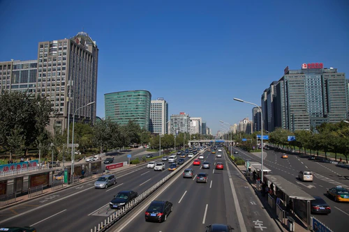 北京朝阳门二环路    图片