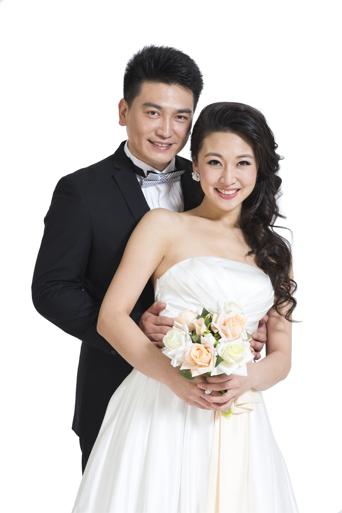 棚拍礼服新婚夫妇情侣
