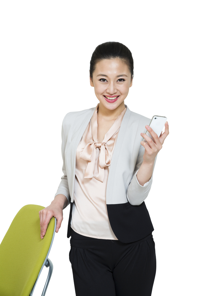 棚拍办公室商务年轻女人图片