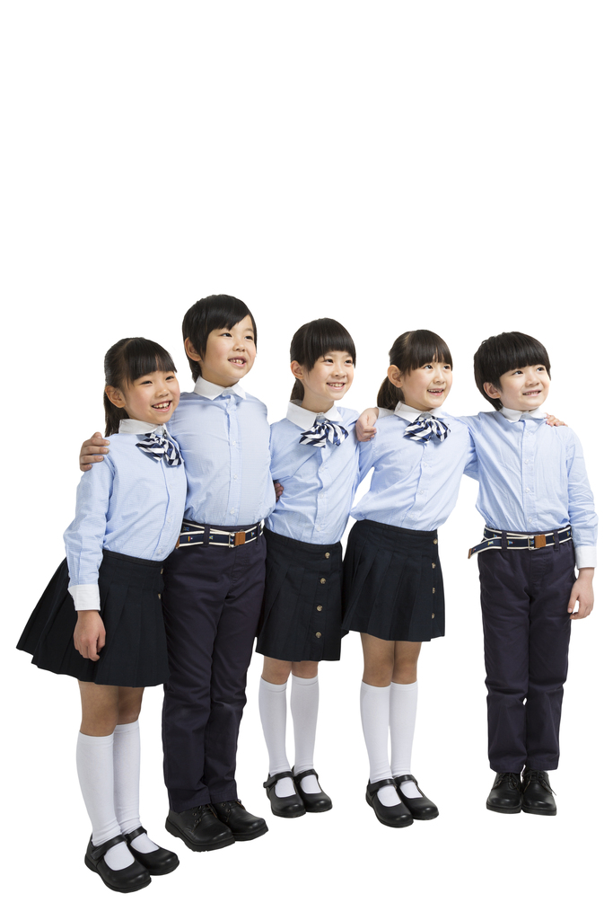 快乐的小学生合影图片