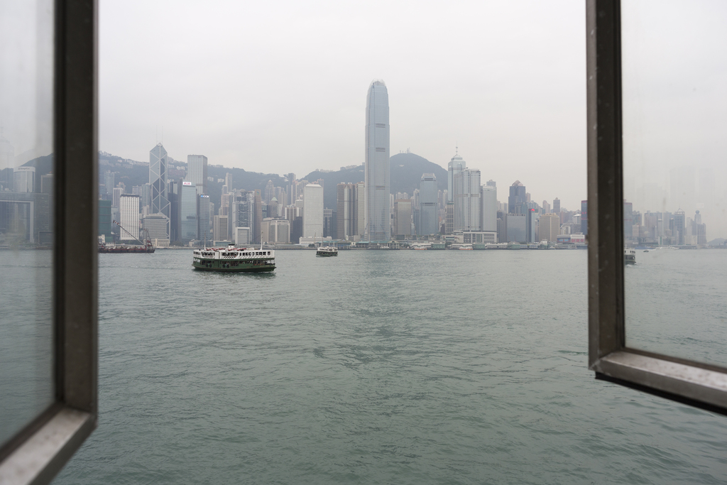 香港维多利亚港海景图片