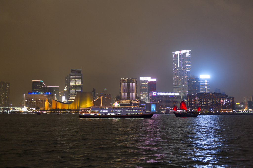 香港维多利亚港图片