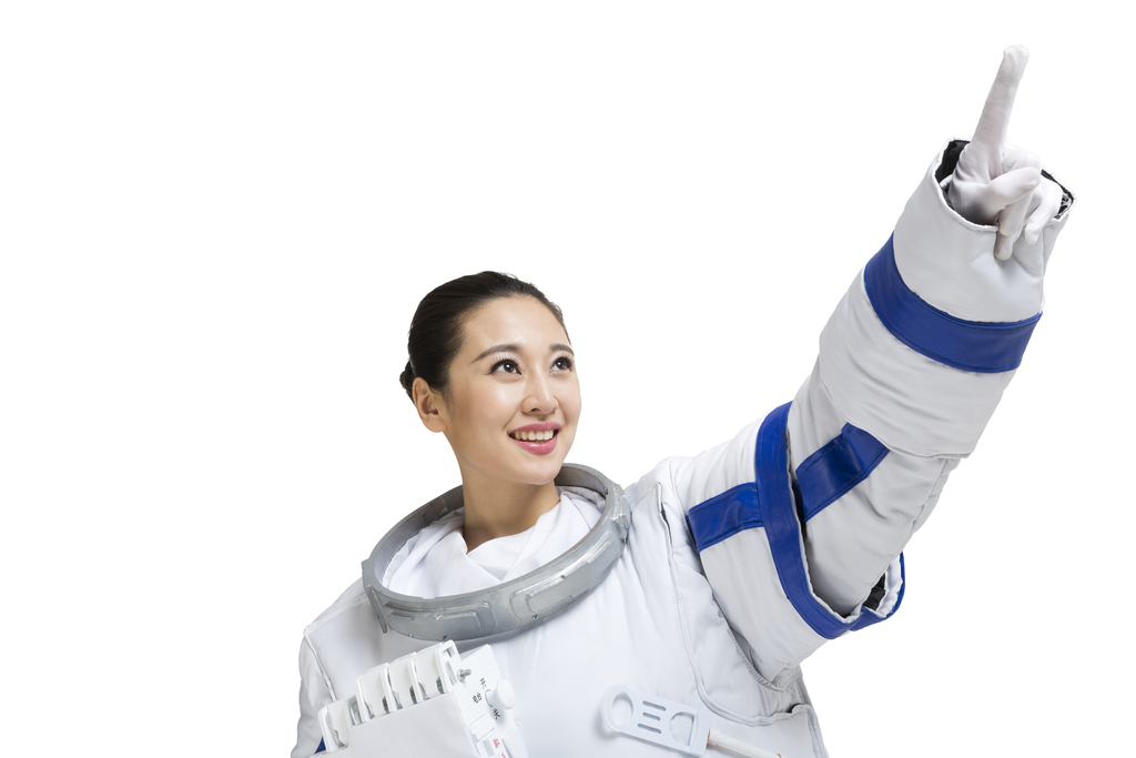 棚拍女宇航员