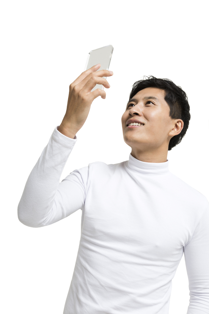 棚拍青年男人科技生活
