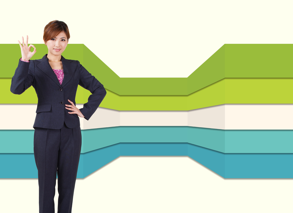 年轻商务女性