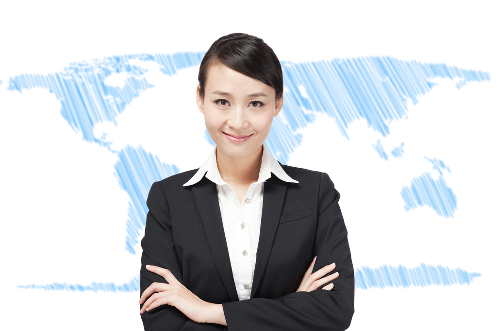 年轻商务女性