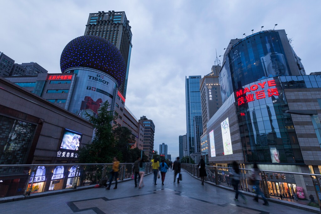 成都城市风光图片