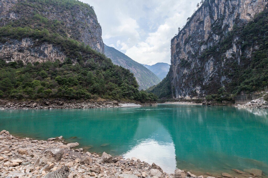 怒江流域风光图片