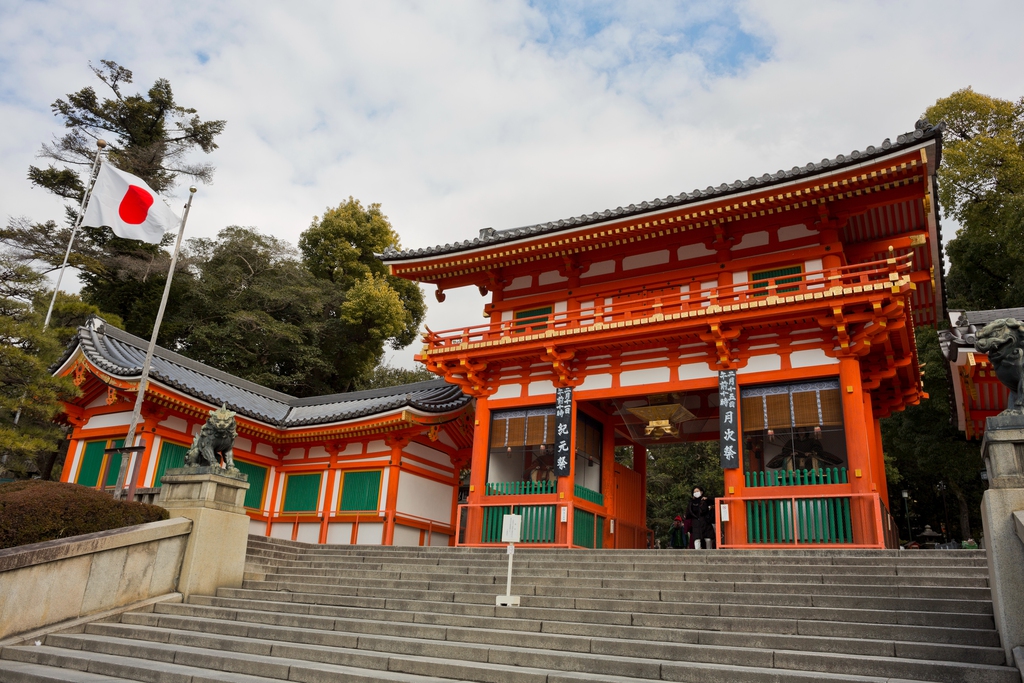 日本京都八坂神社图片