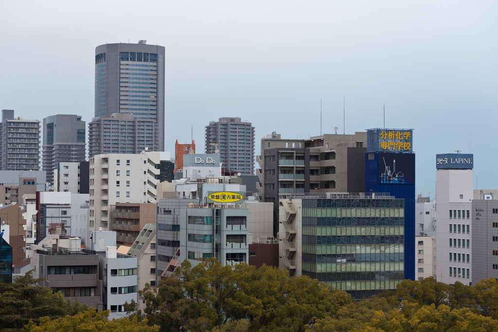 日本大阪城图片