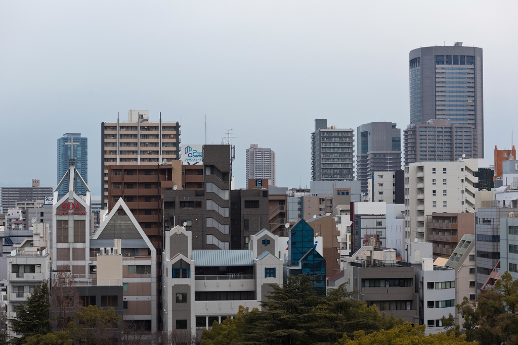 日本大阪城图片