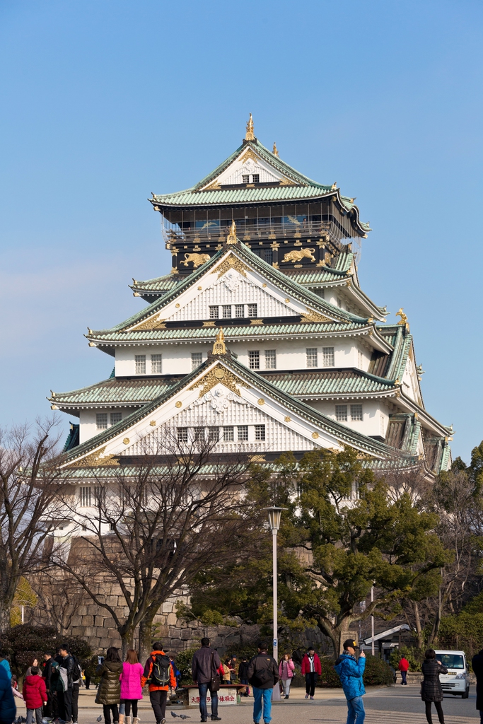 日本大阪城图片