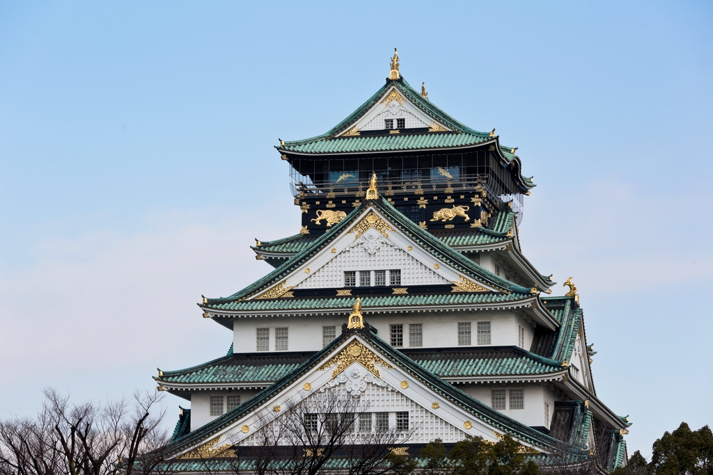 日本大阪城图片