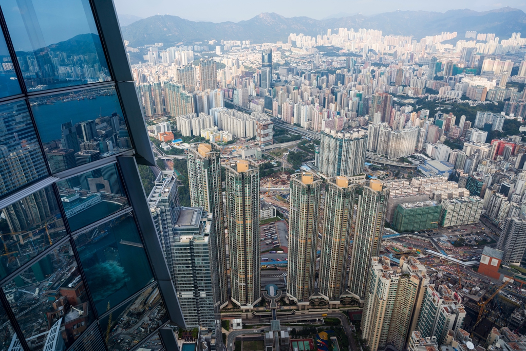 高视角看香港城市景观