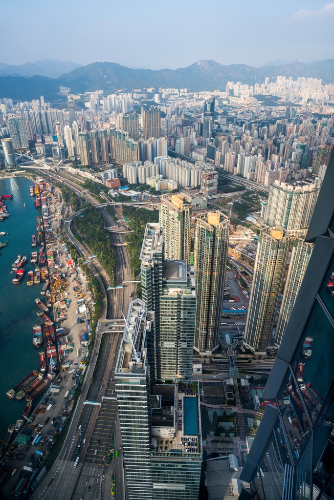 高视角看香港城市景观