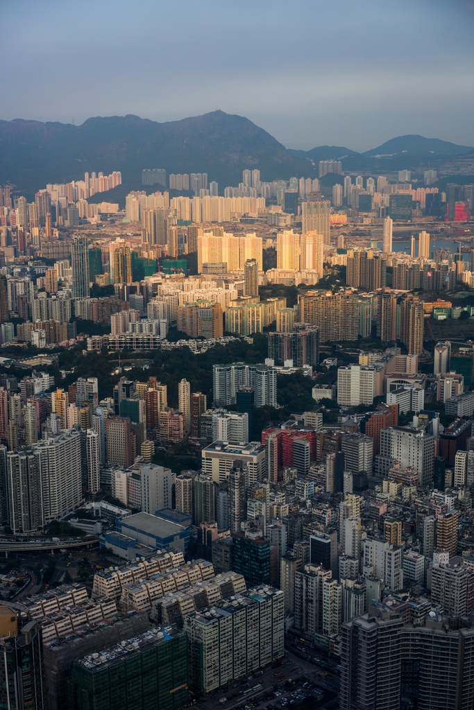 高视角看香港城市景观