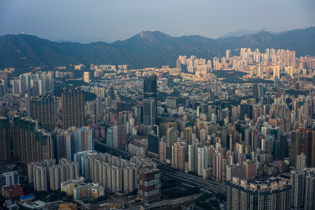 高视角看香港城市景观