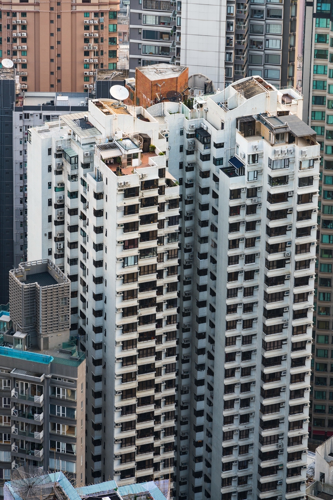 高视角看香港城市景观