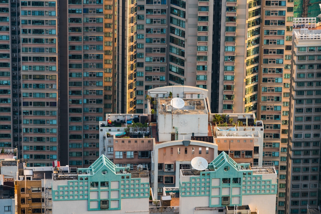 高视角看香港城市景观