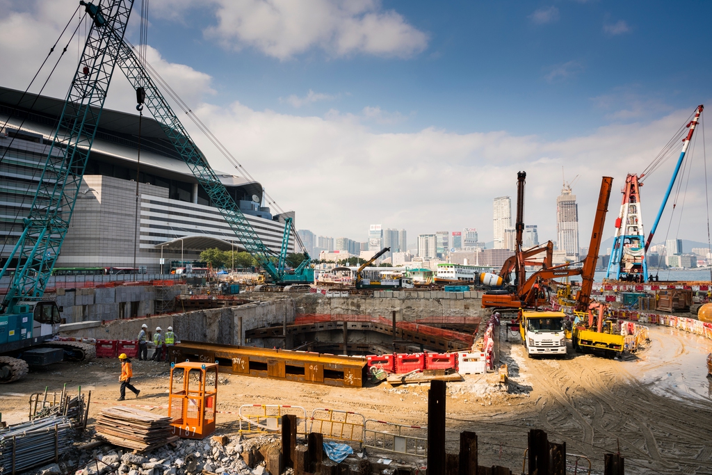 香港建筑工地图片
