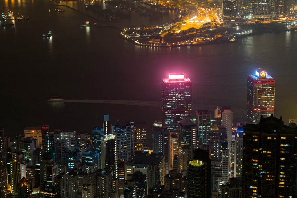 高视角看香港城市景观