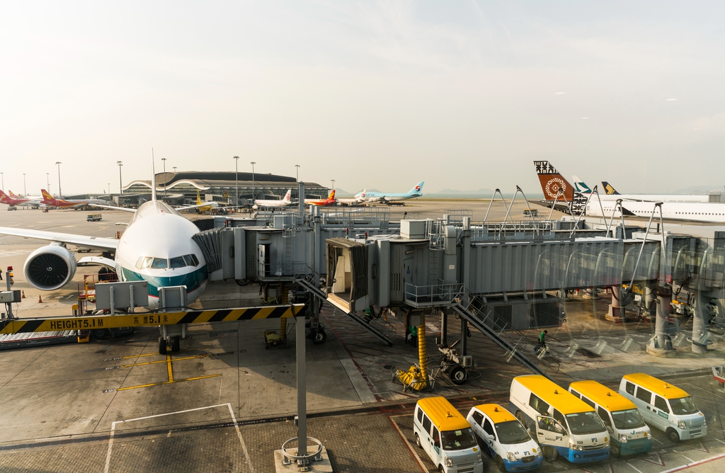 香港飞机场图片