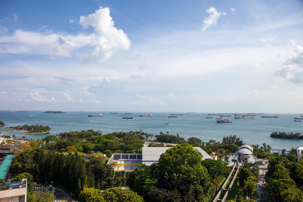 圣淘沙海边图片