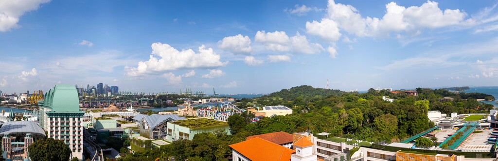 圣淘沙海边图片