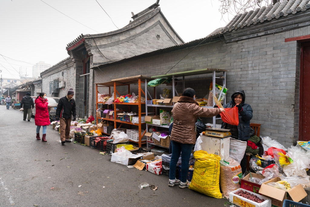 中国北京：胡同图片