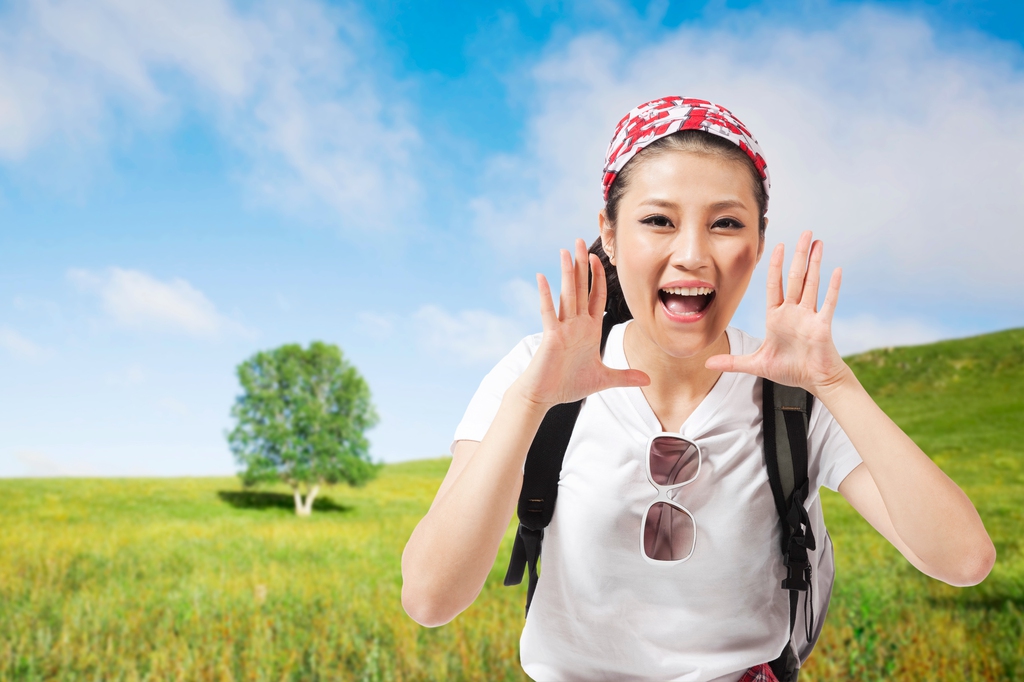 一个年轻女孩的旅行